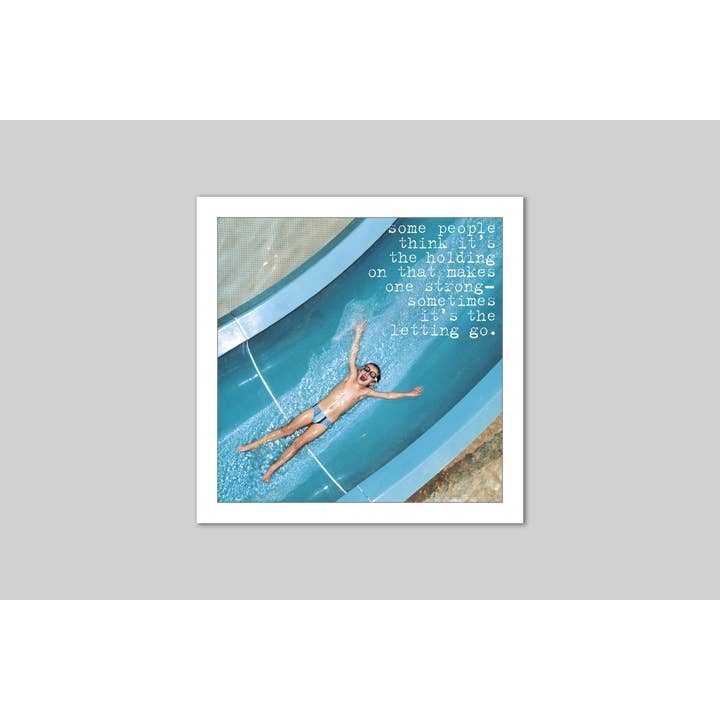 Letting Go Greeting Card for wholesale by Icon