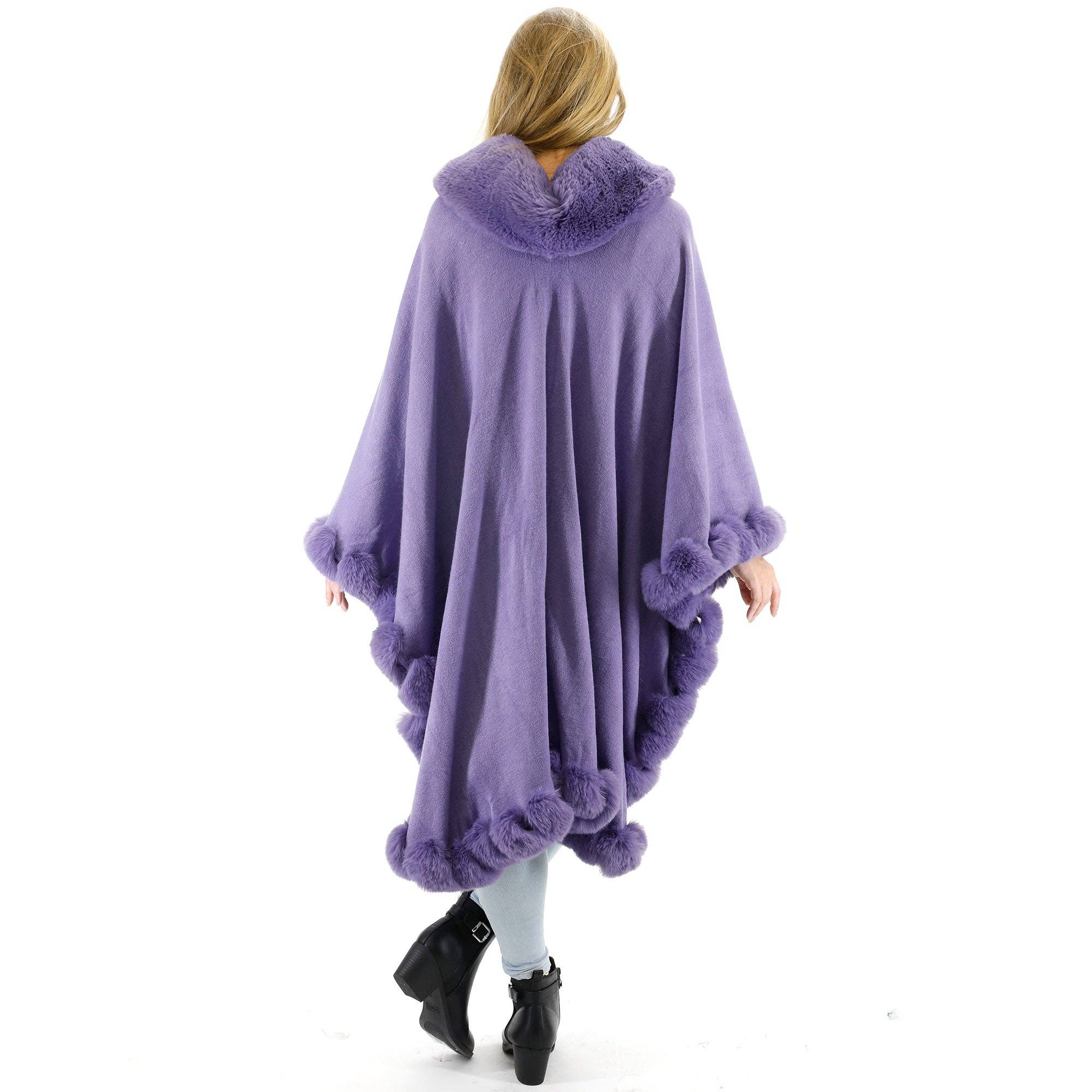 TAPA fashion – Engroshandel Pels-/kunstpelsfrakke - Dame – Ensfarvet pels sjal SW3719 (3 stk)28