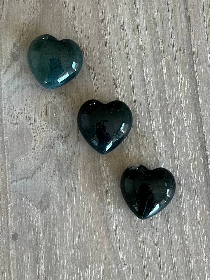 Moss Agat Hjärta Medium för wholesale av Luna Rae