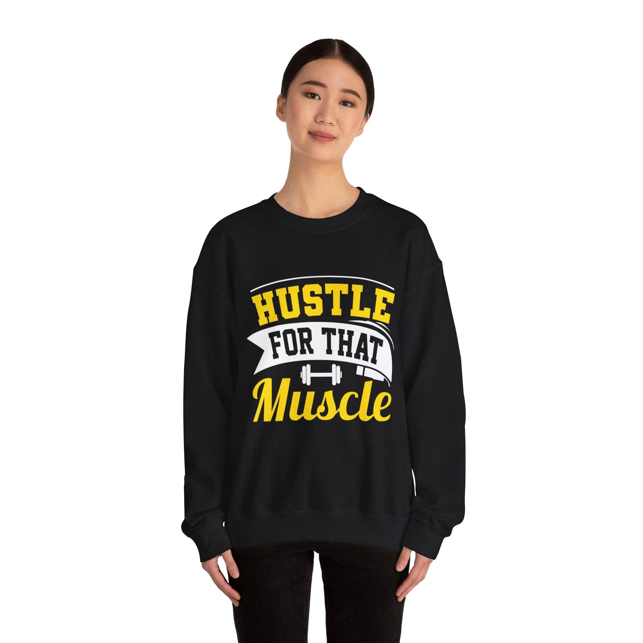 RC'nSONS - Wholesale Graphic Sweatshirt - Unisex - Hustle For That Muscle Unisex Sweatshirt3