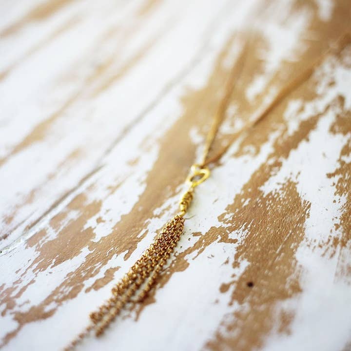 Collar Meridian Oro 18k Vermeil para venta al por mayor de Dreaming Tree Creations