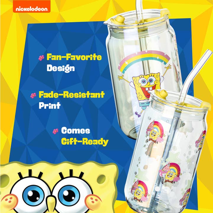 Dragon Glassware - Wholesale Drinking Glass/Cup - SpongeBob SquarePants Drinking Glasses - Imagination!