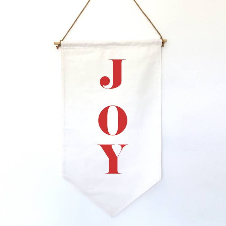 JOY - HANGING BANNER (small) for wholesale by Wildwood Landing