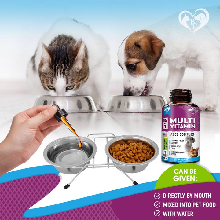 Beloved Pets - Wholesale Pet Supplement - Cat/Dog - Cat & Dog Multivitamin Liquid with Glucosamine & Cranberry