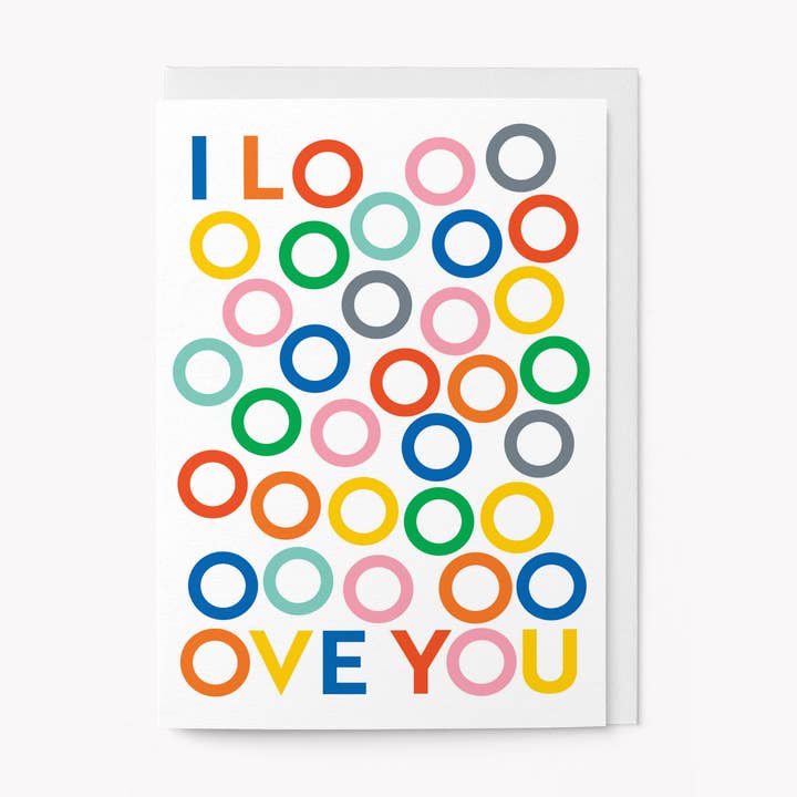Te quiero - Tarjeta de felicitación para venta al por mayor de Graphic Factory