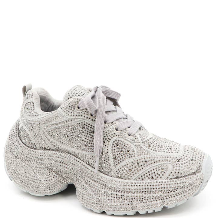 BASKETS COUVERTES DE STRASS 12 PAIRES, ANN 01 12 pour la vente par JOIA ACCESSORIES