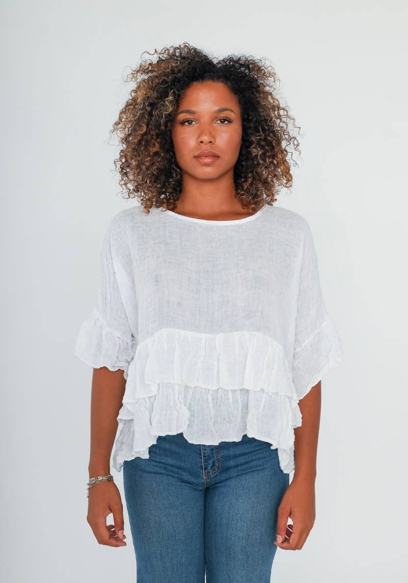 LINEN & COTTON HOUSE – Engroshandel Tunika - Dame – LINNED TUNIKA 327932