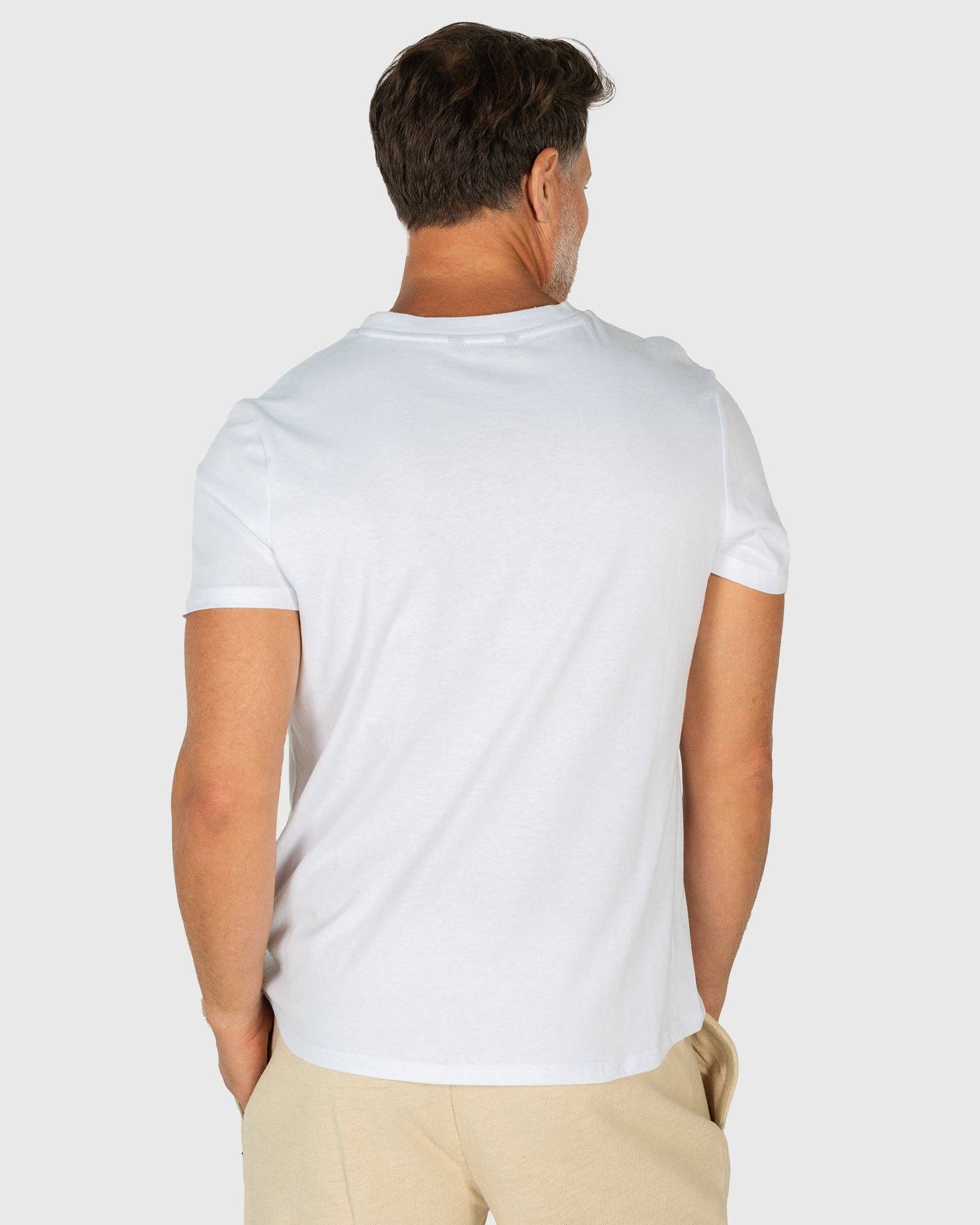 Coast Clothing Co - Wholesale T-shirt – men's - Crew Neck Tee in White - ADD ANY 3 TEES TO CART, PAY FOR JUST 22