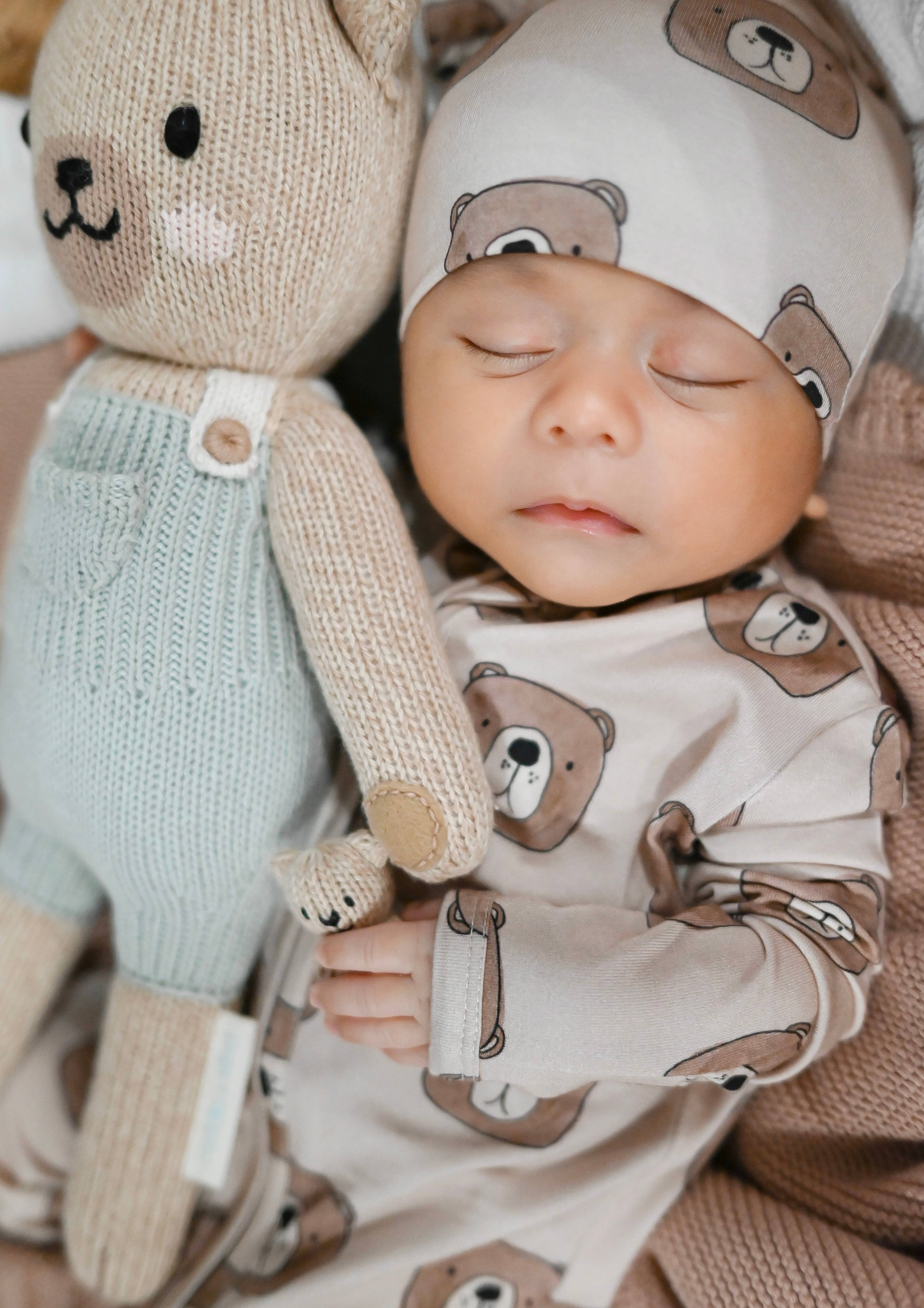 Harp Angel Boutique - Wholesale Jumpsuit - Baby - Zipper Romper - Brown Bear2