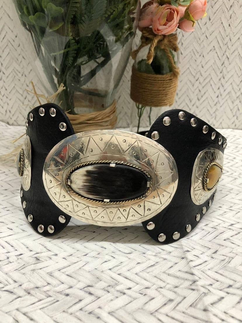 SWEET MAGIC SHOES & BAGS - Wholesale Belt - Women's - LEATHER BELT WITH DETAILS2