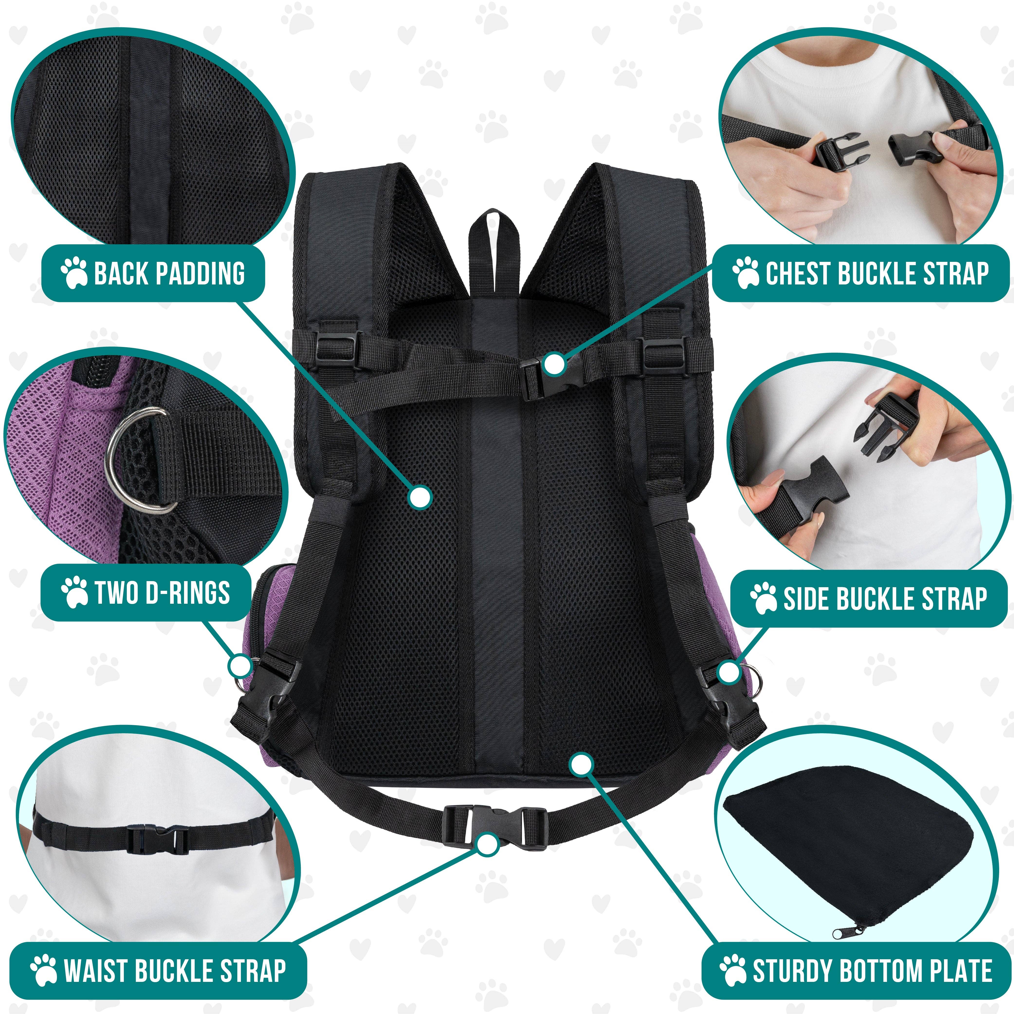 PetAmi - Wholesale Pet Carrier - Cat/Dog - Extra Ventilated Front Chest Pet Carrier Backpack22