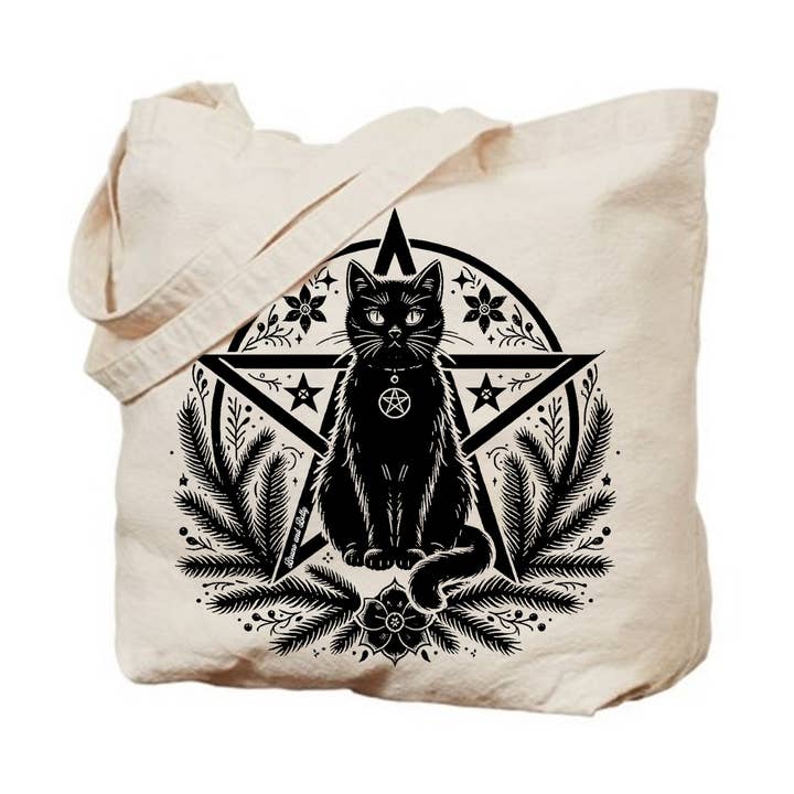 Black Cat Magic Witchcraft mulepose - Halloween - julegaver for engroshandel hos Bruno and Betty