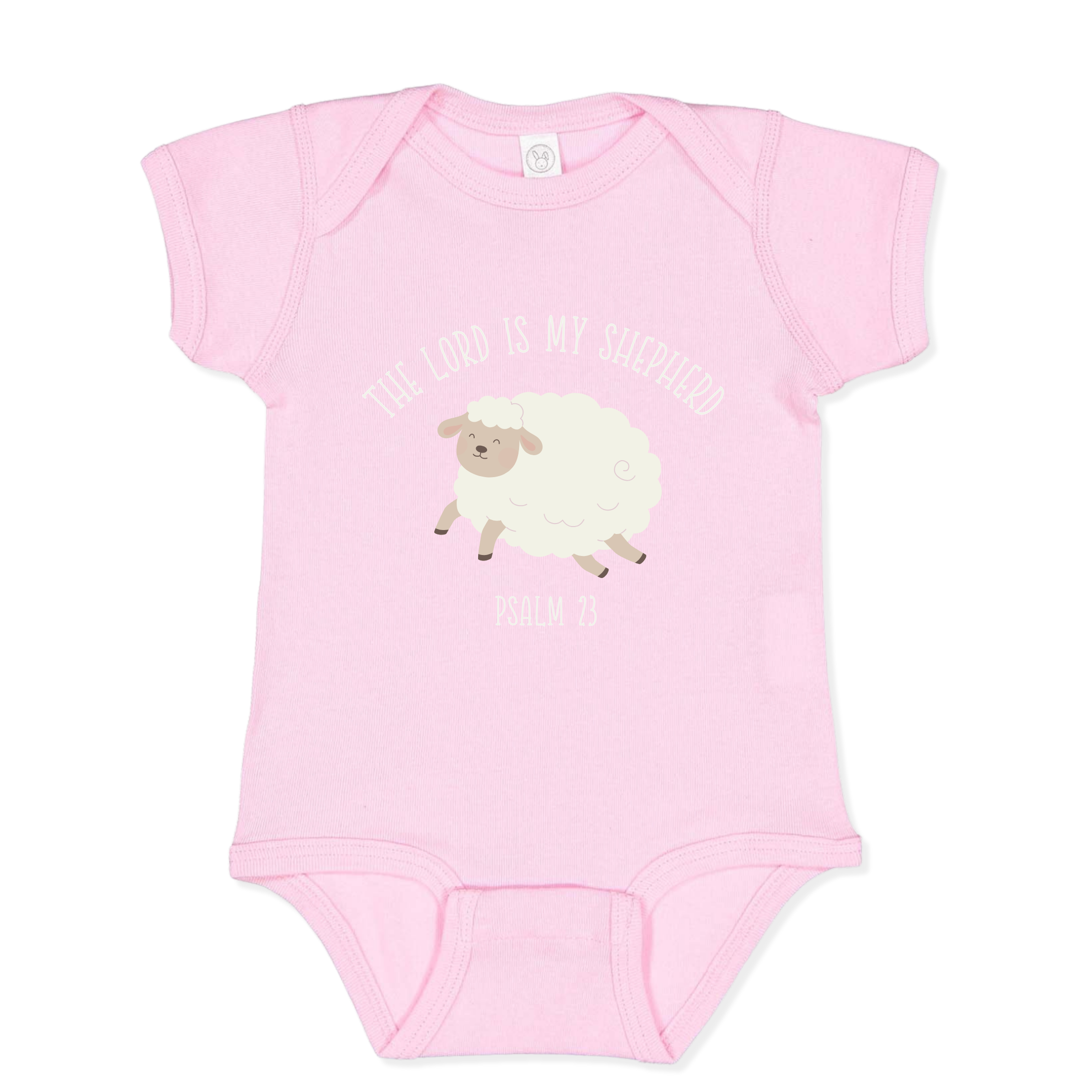 Faith & Life Christian Brands - Wholesale Bodysuit (Non-Footed) - Baby - The Lord is My Shepherd Baby Easter Bible Verse Onesie 1