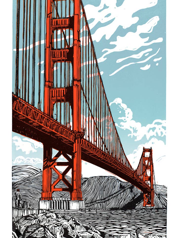 "Golden Boy" Print for engroshandel hos 3 Fish Studios