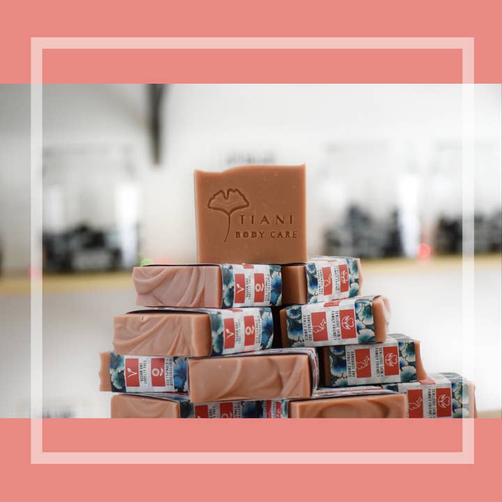 Tiani Body Care - Wholesale Bar Soap - Bar Soap: Rose Geranium2