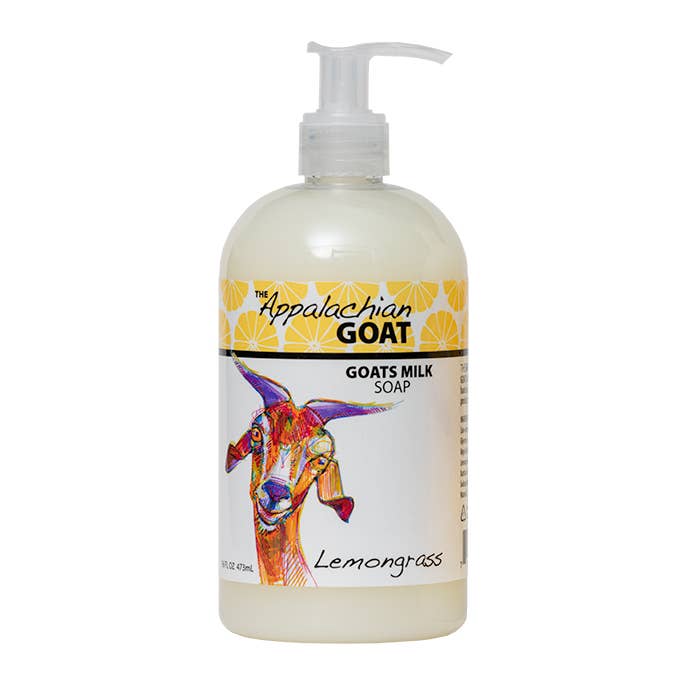 The Appalachian Goat - Wholesale Hand Soap/Wash - 16oz Liquid Soap - Lemongrass Goats Milk