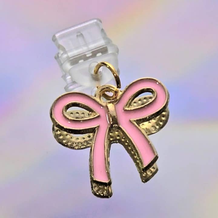 Fui Fuío by Ktna - Wholesale Individual charm/pendant - Pink Dainty Bow USB-C Charm Plug0