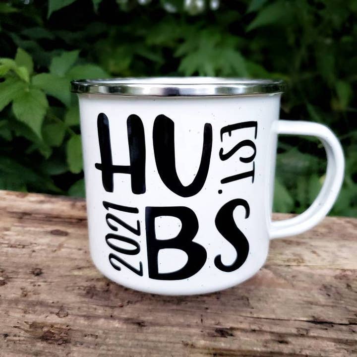 Superior Sweet Water - Vente Tasse à café - Mugs Wife and Hubs, ensemble de tasses M. et Mme, cadeau de jeune marié, cadeau de mariage, cadeau de fête prénuptiale, cadeau d'anniversaire, cadeau de couple,3
