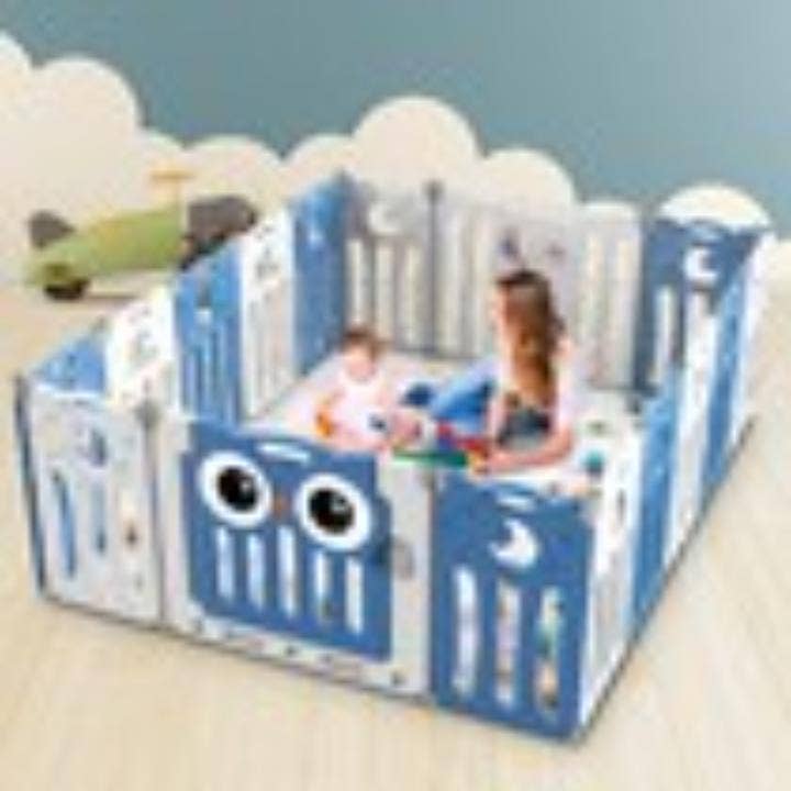 KIDS VIP – wholesale Classic toy – Kids – Indoor/Outdoor Foldable Playpen ? 20-Panel Safety Play Yard17