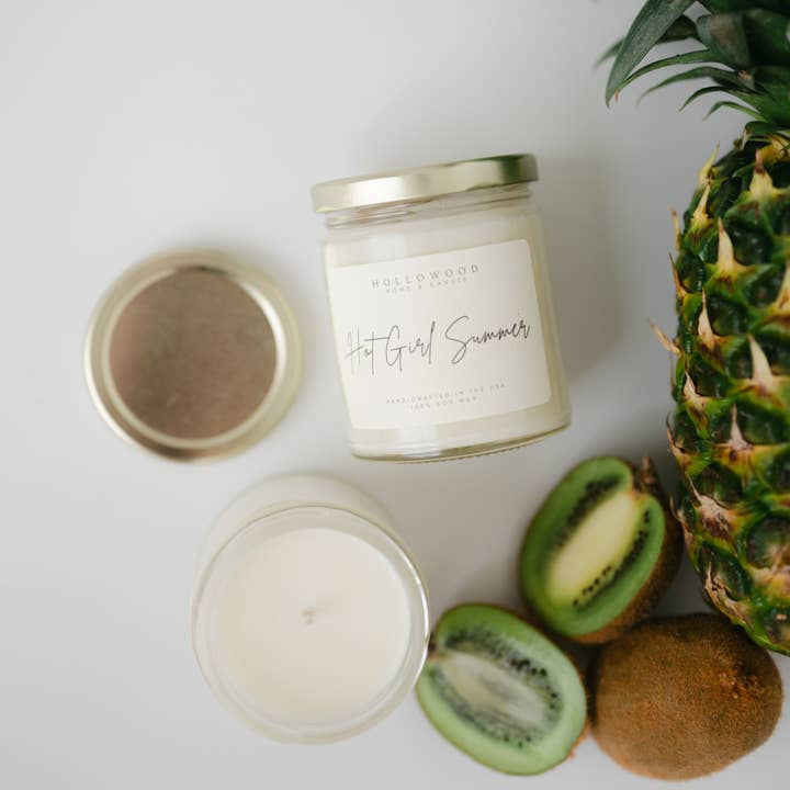 Hollowood Home and Candle - Wholesale Jar/Filled Candle - HOT GIRL SUMMER | SUMMER | 8 OZ CANDLE