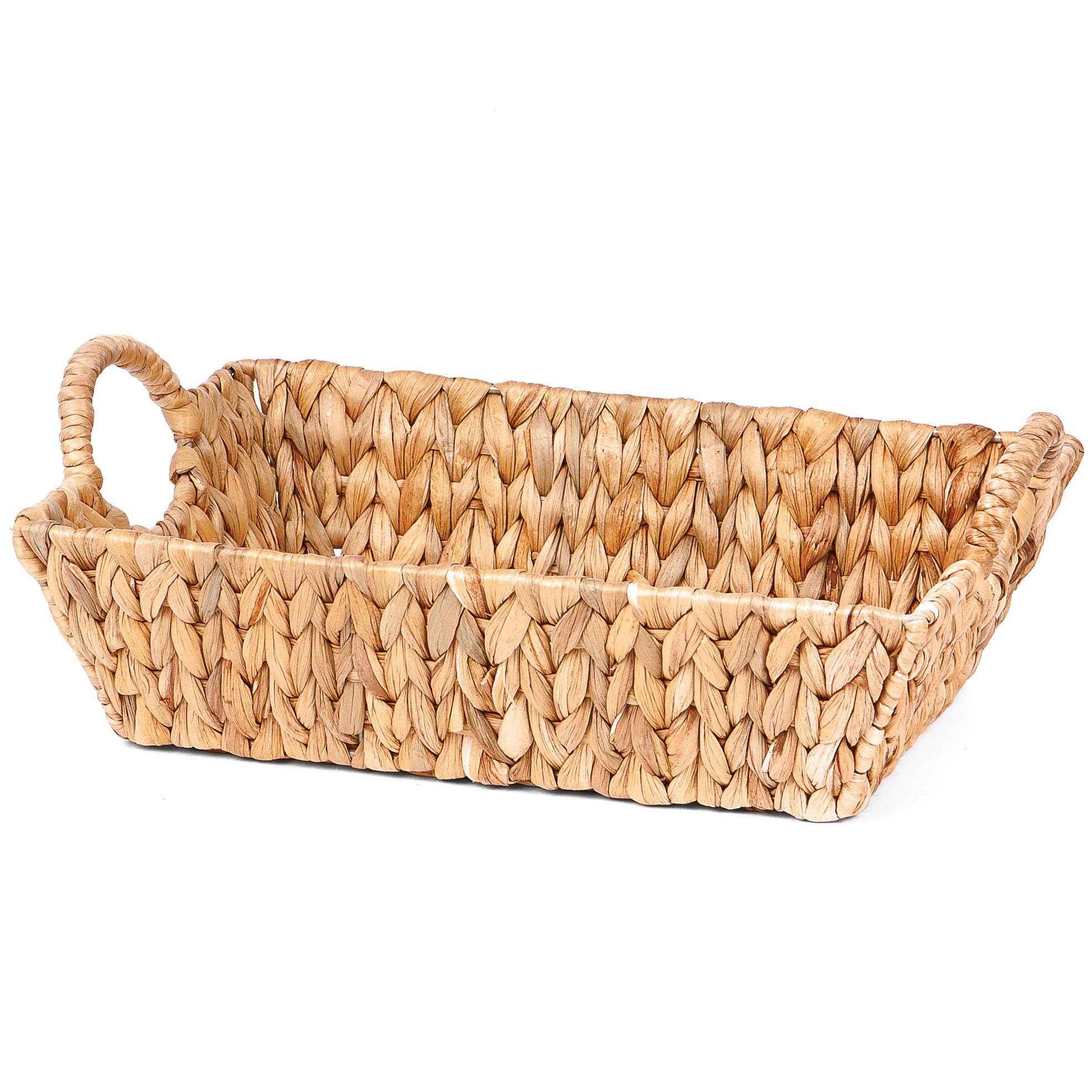 Willow Group - Wholesale Decorative Tray - Hyacinth Tray Rectangle w/side handles0
