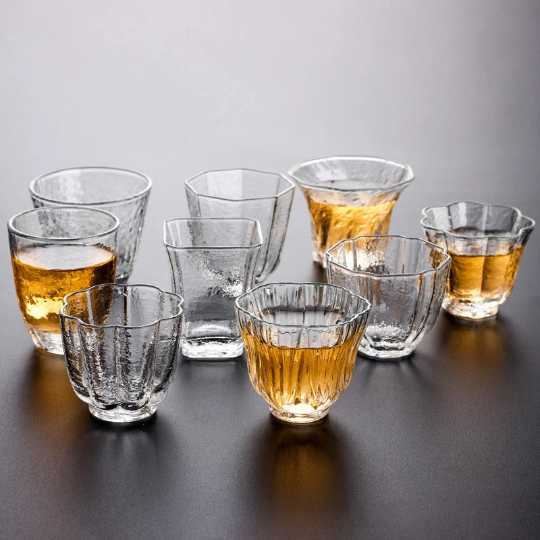 Gohobi （We cover U.S. import duties） - Wholesale Coffee/Tea Cup - Gohobi Handmade glass tea cup Japanese Chado wabi sabi1