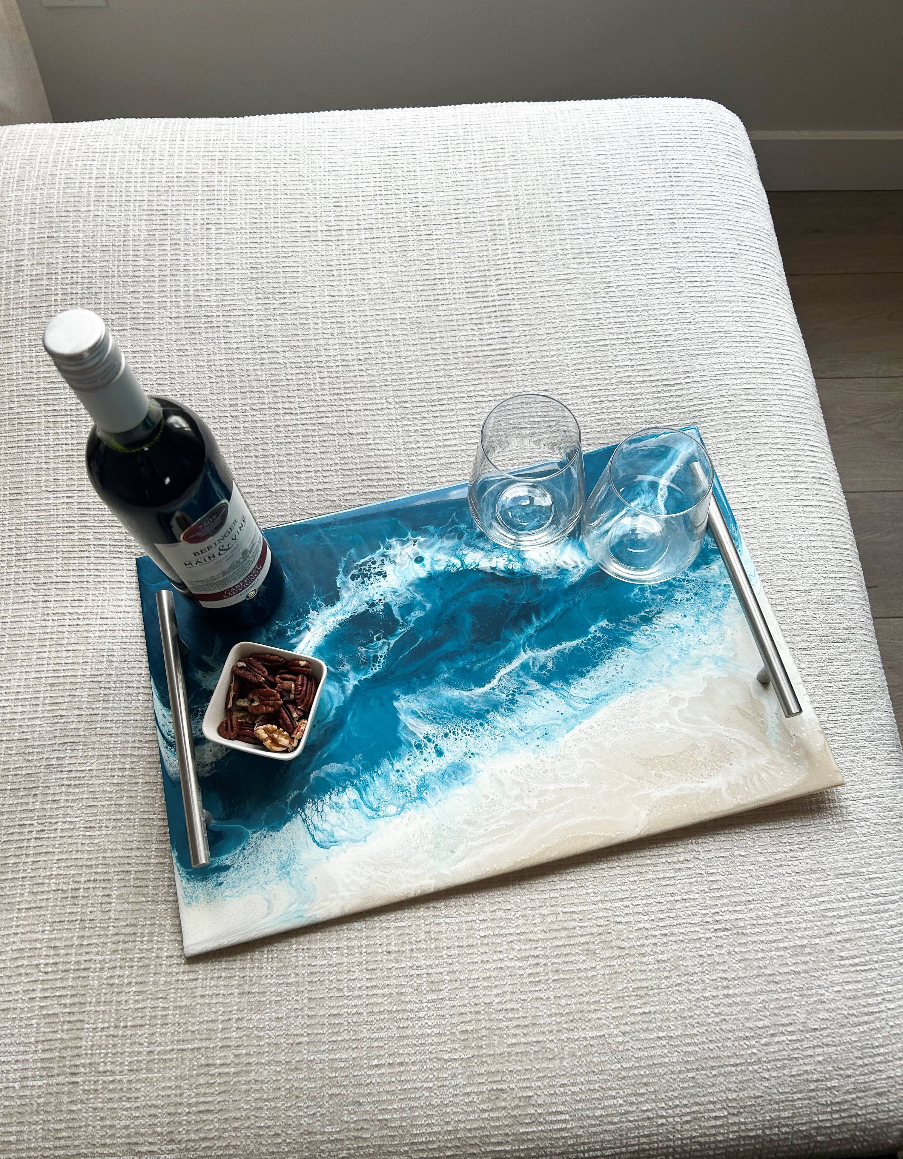 Lynn & Liana Designs - Wholesale Dienblad - Hars serveerschalen met handvatten - GEEN TARIEVEN! Feestdecoratie11