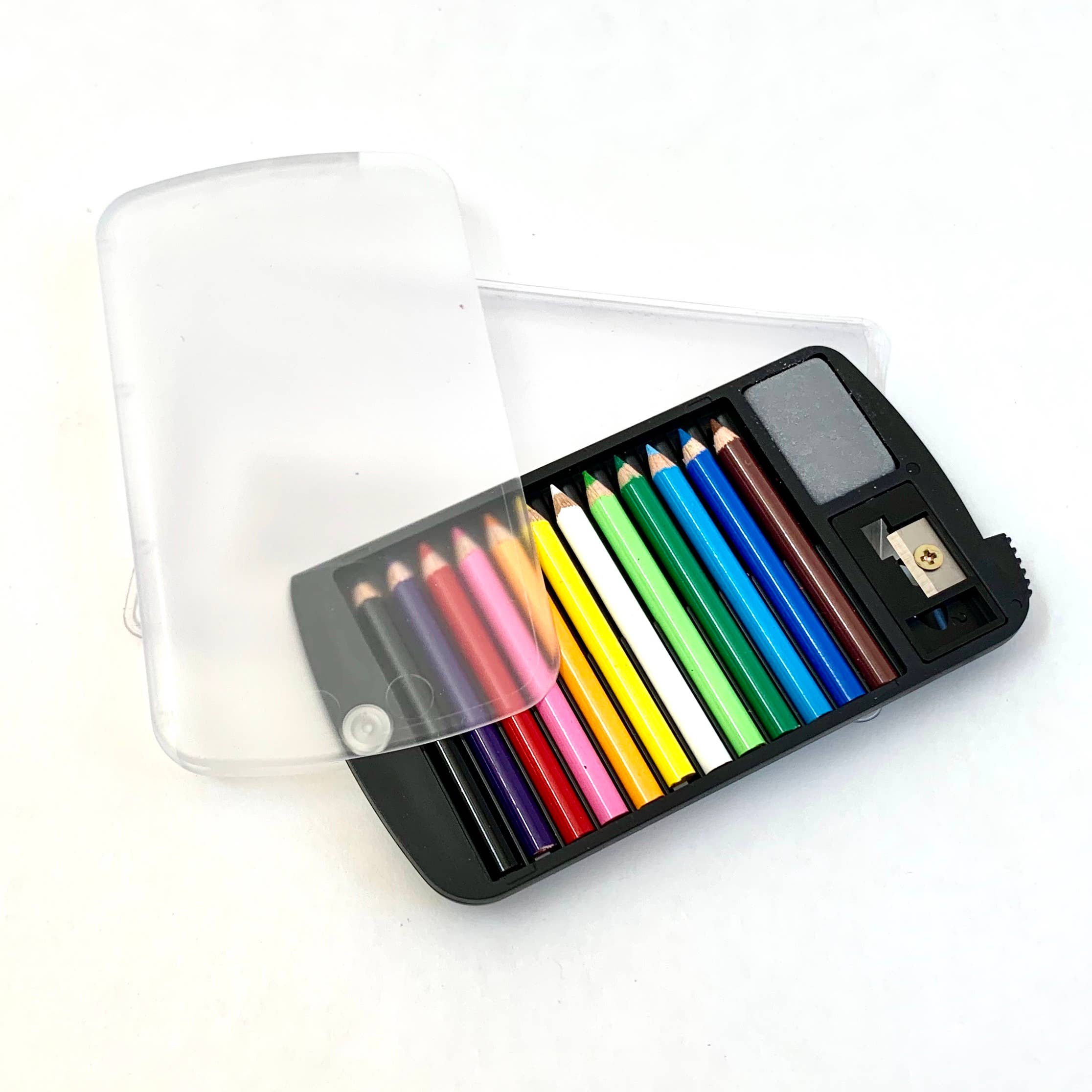 BCmini - Vente Crayons - 22134 12 mini crayons dans un étui transparent-18