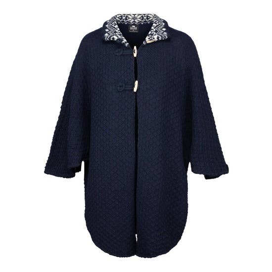 Norlender Knitwear AS - Wholesale Poncho - Women's - Birgit Wool Poncho (605)1