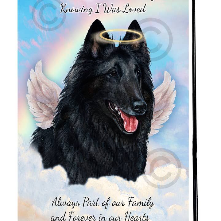 Pet Gifts USA, LLC – wholesale Flagga – Belgisk fårhund stil 2 Memorial flagga