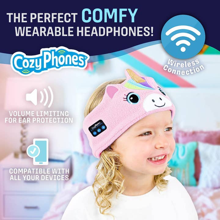 CozyPhones - Wholesale Stuffed/Plush Toy - Kids & Baby - CozyPhones Kids Headband Headphones - 4 Styles X 3 Each