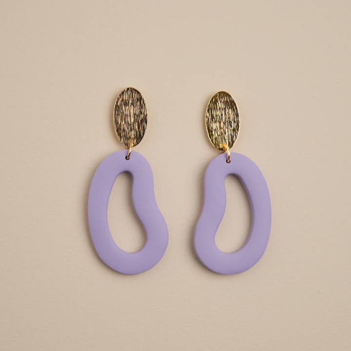 LYHO - Wholesale Hangende/ronde oorbellen - Maria | Handgemaakte kleien oorbellen | LYHO8