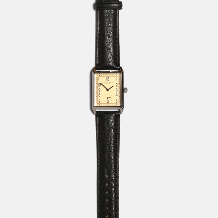 Curated Basics - Vente Montre – homme - Montre rectangulaire classique