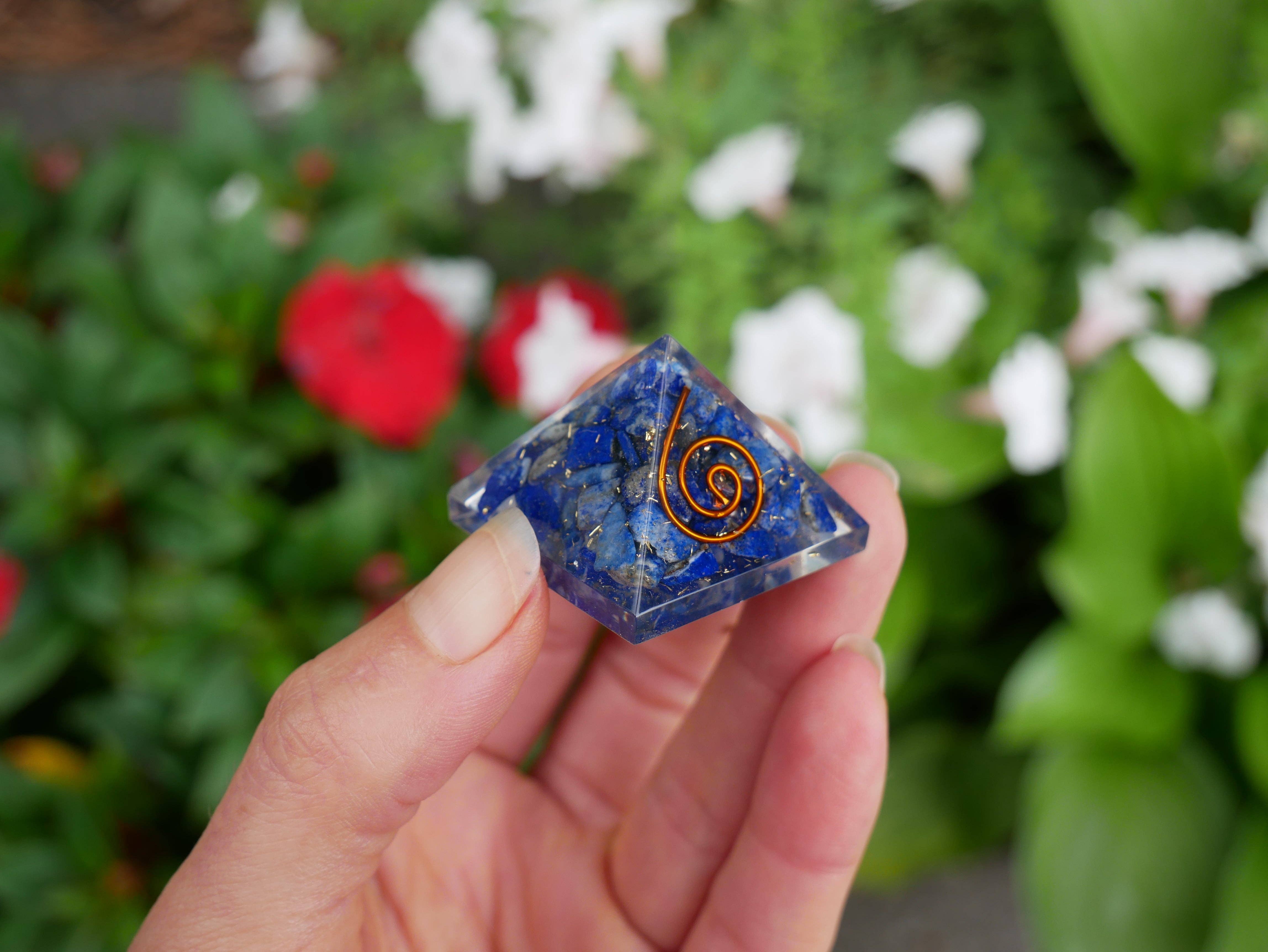 The Healing Sanctuary - Wholesale Spiritual Stone/Crystal - Lapis Orgonite Pyramids1