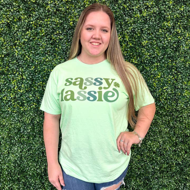 Daydreamer Designs - Wholesale Screen Printed T-Shirt - Women's - Sassy Lassie Tee