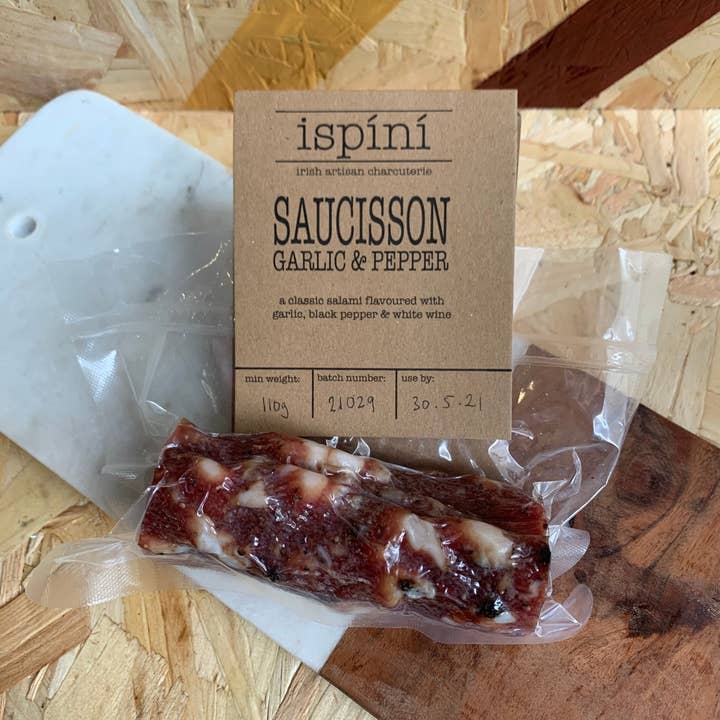 Ispini Charcuterie – wholesale Salami – Saucisson - Garlic & Black Pepper Salami1