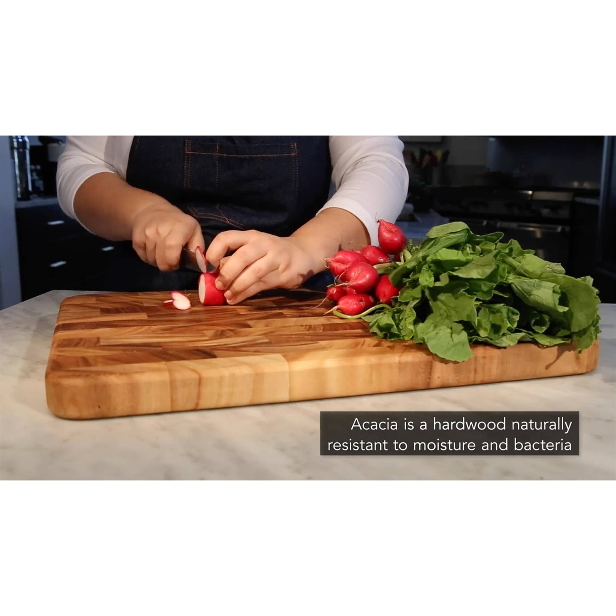 Fox Run Brands - Venta al por mayor Tablas de cortar - Estación de preparación de granos grandes de Ironwood, acacia, 20 x 14 x 1.25 pulgadas5