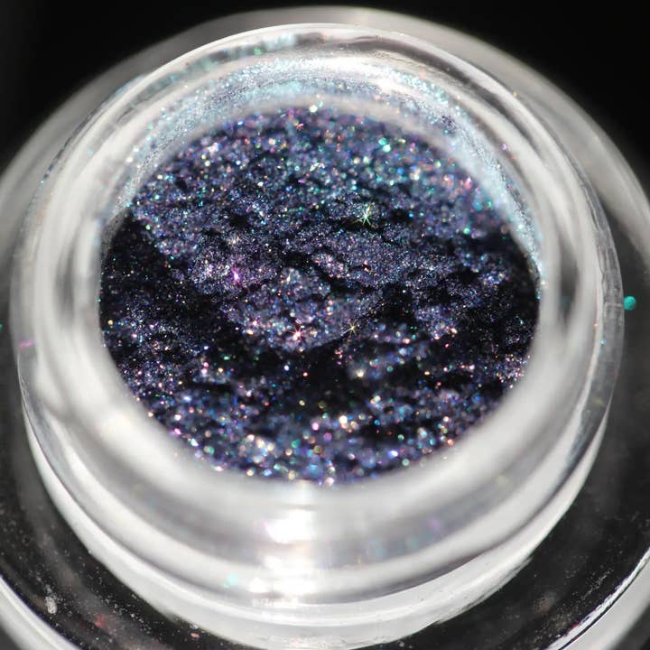 #48 Fard à paupières pailleté bleu foncé pour la vente par KARYSHA Cosmetics