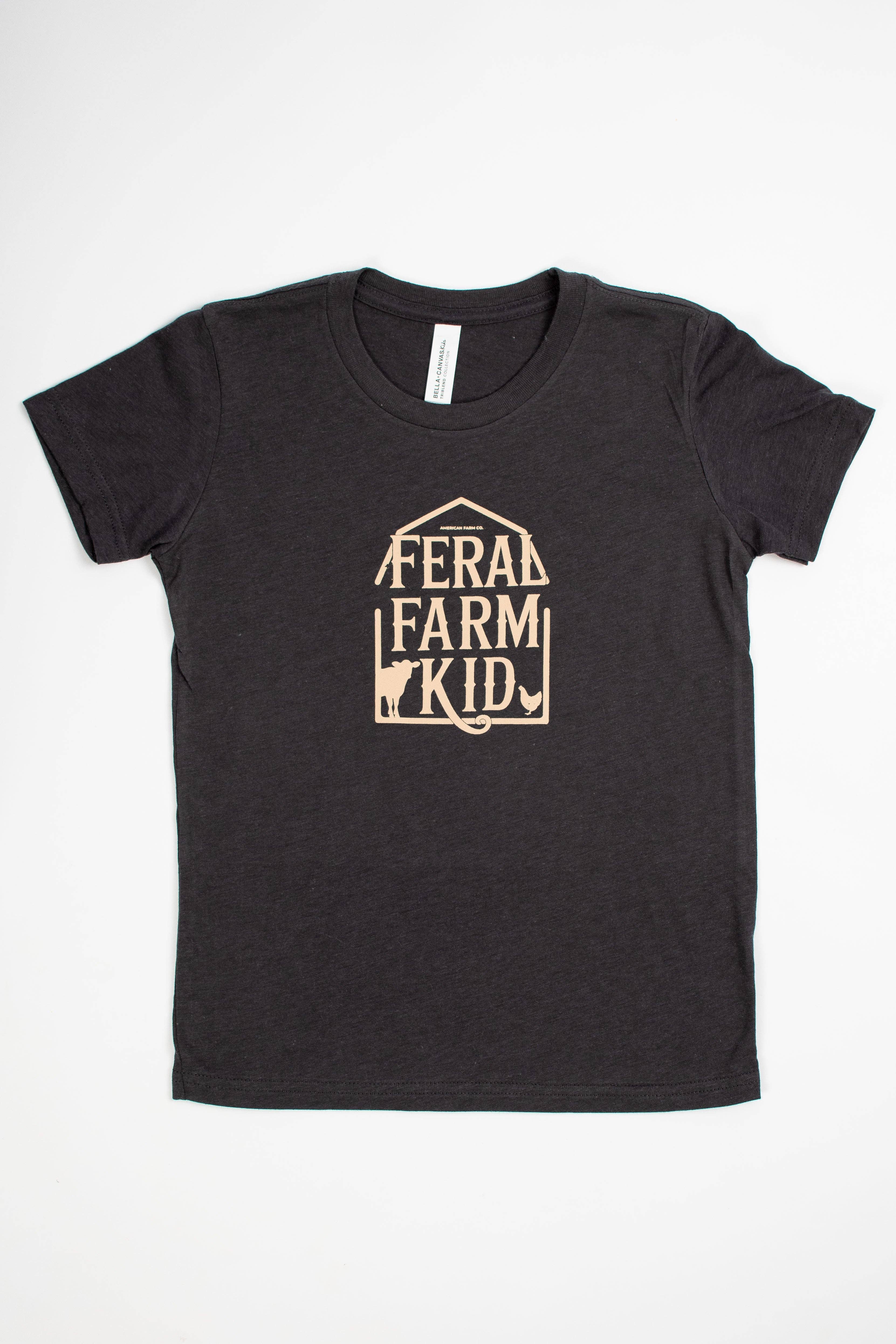 American Farm Company - Wholesale T-shirt met zeefdruk - Kinderen - Westerse 'Wilde Boerenkind' Peuter/Jeugd Grafisch T-shirt2