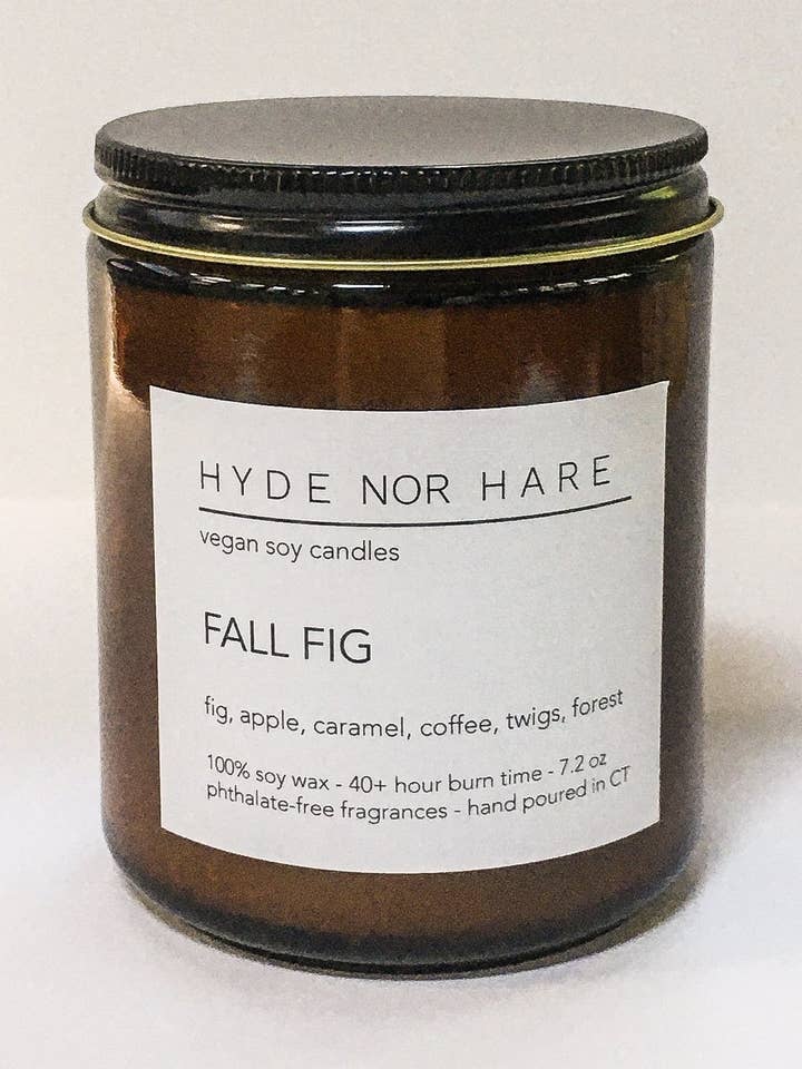 FALL FIG vegan soy candle for wholesale by HYDE NOR HARE