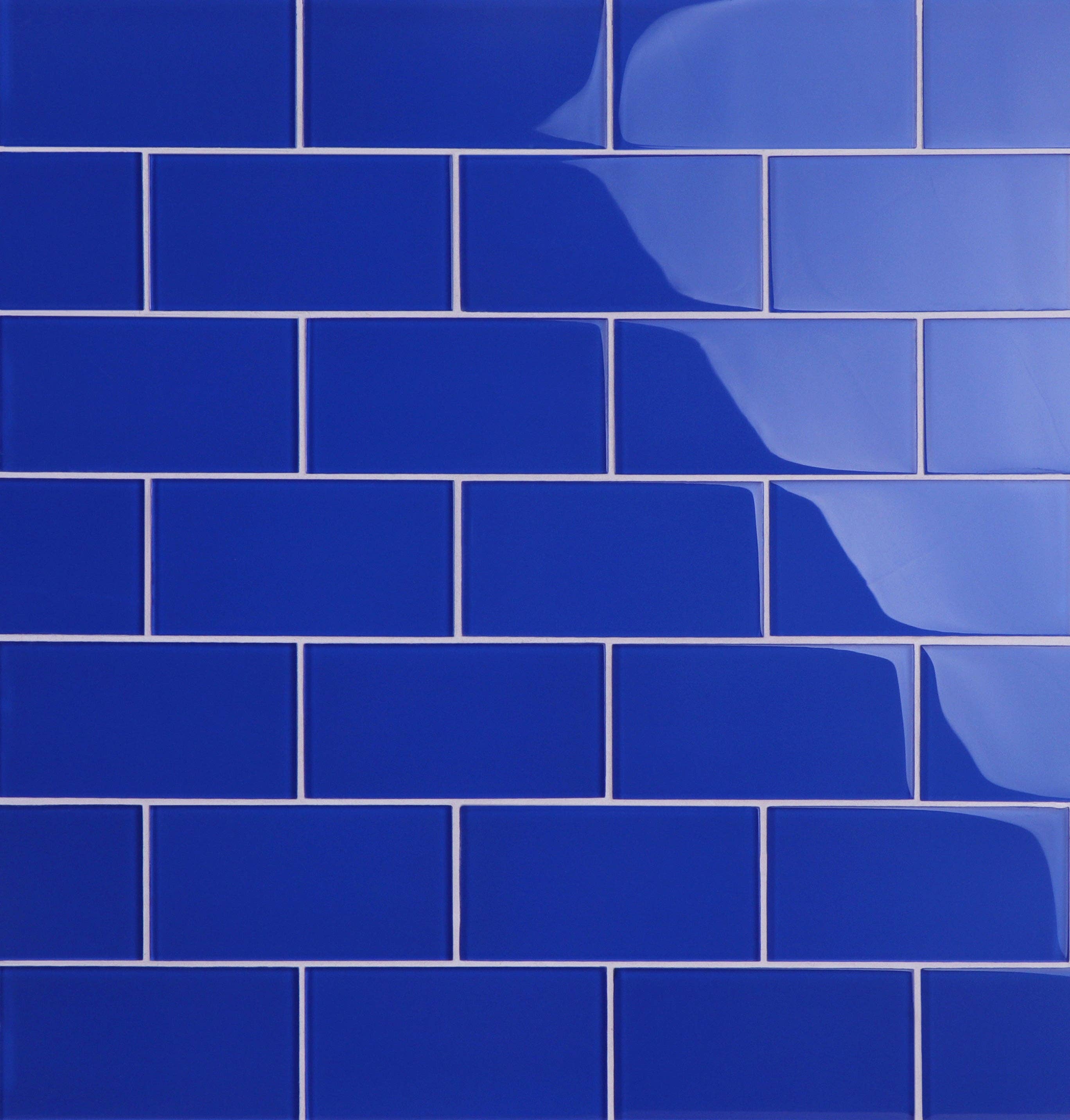 WS Tiles - Vente Carrelages muraux - Carreau de mosaïque en verre de 3" x 6", dosseret pour cuisine et salle de bain - 5 pieds carrés par carton41