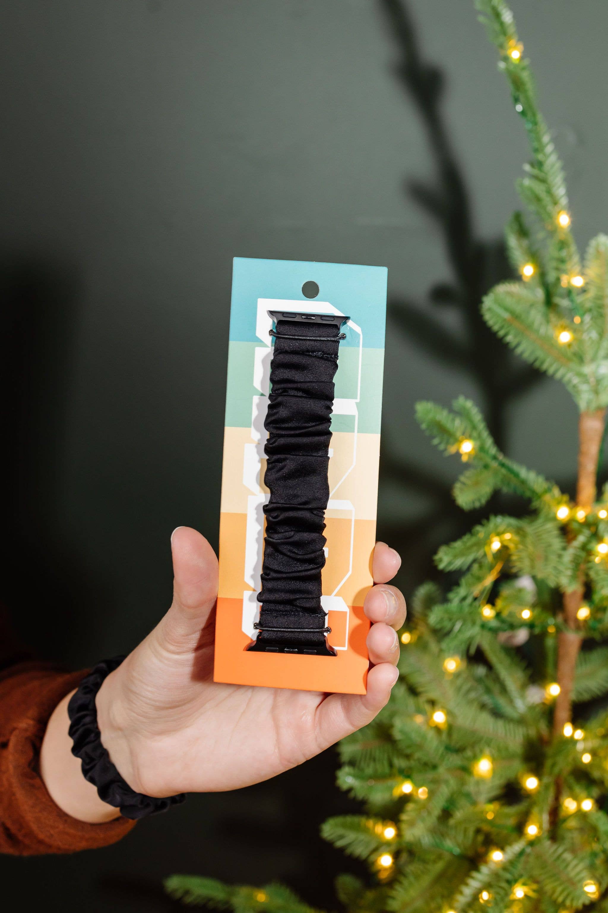 Shop Andi - Vente Bracelet de montre – femme - Bracelet chouchou Onyx Luxe compatible avec Apple Watch2