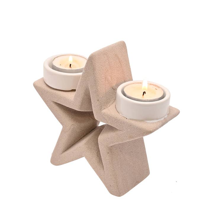 WIDDOP and Co. - Wholesale Candle Holder - **MULTI 2** Star Tea Light Holder 14.5cm5