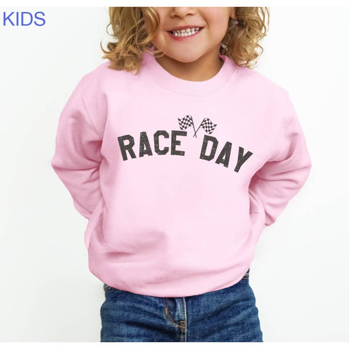 RACE DAY Toddler Graphic Sweatshirt for wholesale by Shamaim