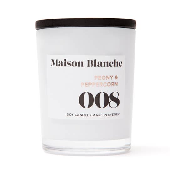 008 Peony & Peppercorn/Candela piccola per la vendita all'ingrosso da parte di Maison Blanche