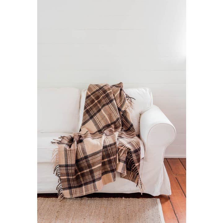 The Grampians Goods Co. - Vendita all'ingrosso Plaid - Coperta Heritage Tartan in lana riciclata15