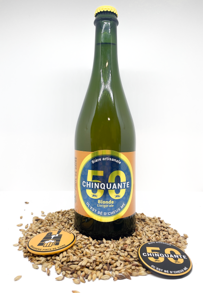Brasserie Pinte de Saire - Wholesale Beer - Chinquante Blonde Craft Beer 5°- 75cl0