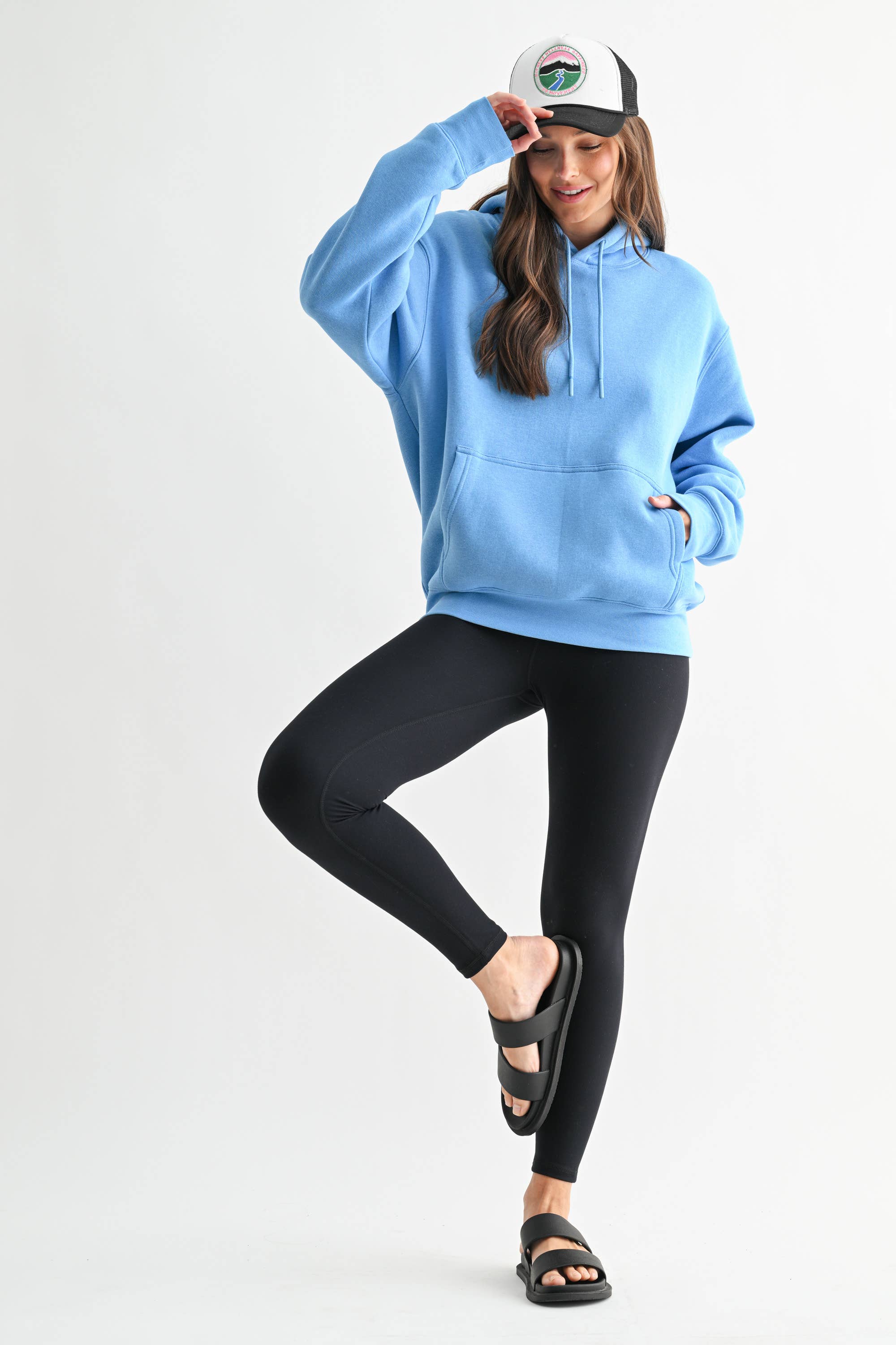 Mono B - Vendita all'ingrosso Felpa con cappuccio - Donna - Felpa con cappuccio in misto cotone3