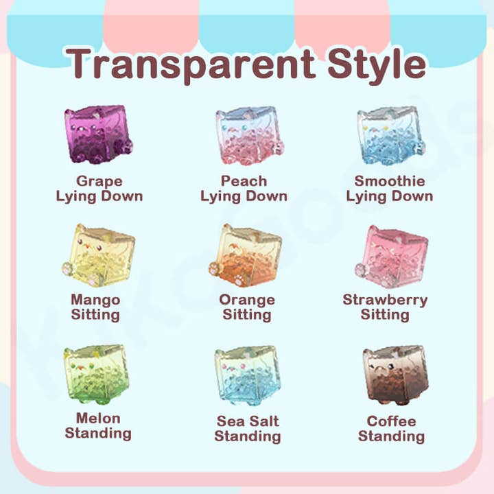 Mindzai Wholesale - Venta al por mayor Figura de juguete - Niños - Bolsa sorpresa de la serie Square Cat2