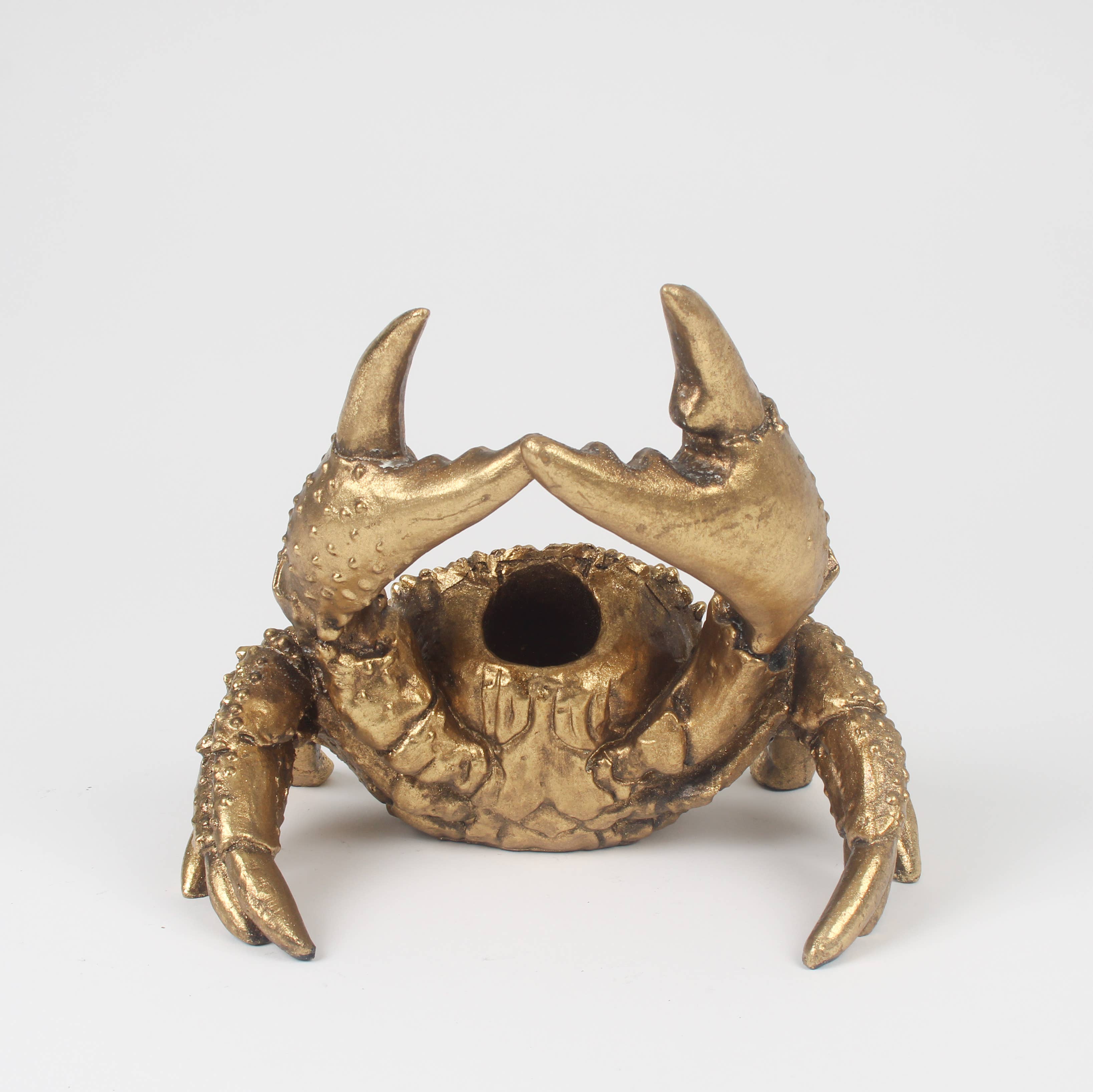 Originals International Ltd - Wholesale Bottle Rack/Holder - Gold Crab Wine Bottle Holder – Nautical Home Bar Décor3